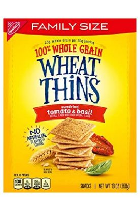 Picture of Nabisco Wheat Thins Sundried Tomato & Basil Crackers  8.5 Oz