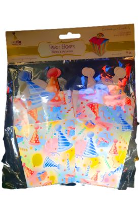 Picture of Favor Boxes 4 Pc 1 Pack
