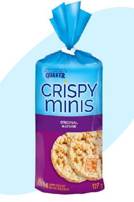 Picture of Quaker Crispy Minis Original Brown Rice Cakes 127 Grams