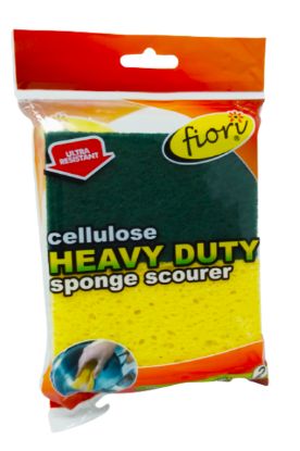 Picture of Fiori Heavy Duty Sponge Scrubber 2pk 1 Pack