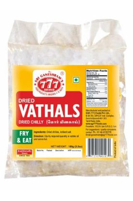 Picture of 777 Dried Chilly (Vathals) 100 Grams