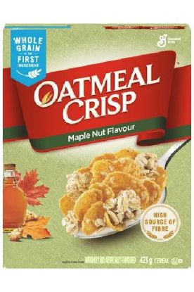 Picture of General Mills Oatmeal Crisp Maple Nut Flavor Cereal 423 Grams