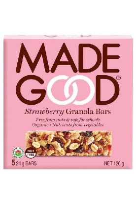 Picture of Madegood Strawberry Organic Granola Bars 120 Grams
