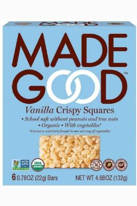 Picture of Madegood Vanilla Organic Crispy Squares 132 Grams