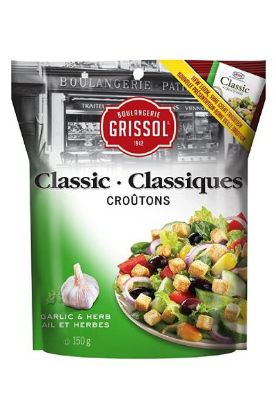 Picture of Grissol Classic Garlic & Herb Croutons 150 Grams