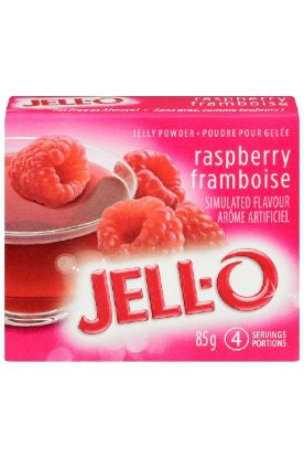 Picture of Jell-O Raspberry Jelly Powder 85 Grams
