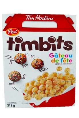 Picture of Post Tim Hortons Timbits Birthday Cake Cereal 311 Grams