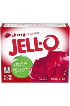 Picture of Jell-O Cherry Jelly Powder 85 Grams