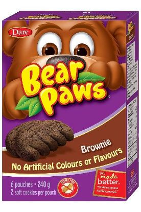 Picture of Dare Bear Paws Brownie 240 Grams