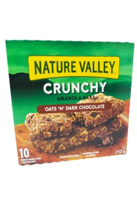 Picture of Nature Valley Oats & Dark Chocolate Granola Crunchy Bars 210 Grams