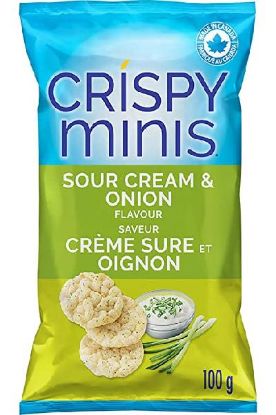 Picture of Quaker Crispy Minis Sour Cream & Onion Gluten free 100 Grams