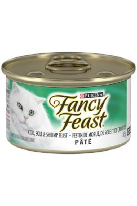 Picture of Purina Fancy Feast Pate Cod Sole & Shrimp Feast 85 Grams
