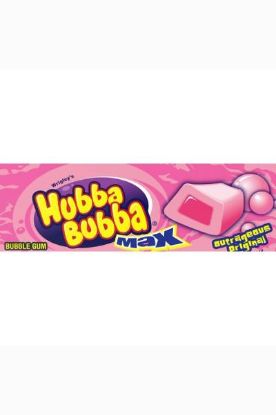 Picture of Wrigley/'s Hubba Bubba Max Outrageous Original Bubble Gum 5 Sticks