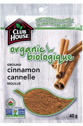 Picture of Club House Organic Ground Cinnamon 40 Grams