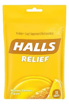 Picture of Halls Soothe Honey Ginger Flavour Halls 30 Drops
