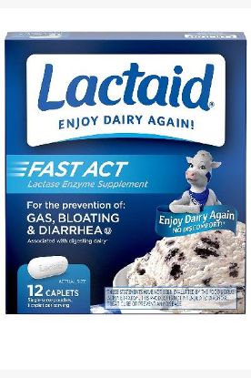 Picture of Lactaid Fast Act Caplet 12 Ct