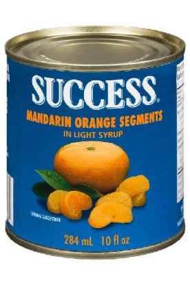 Picture of Success Mandarin Orange Segments In Light Syrup 284 Ml