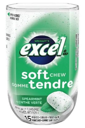 Picture of Wrigley/'s Excel Soft Chew Spearmint Gum 15 Pc