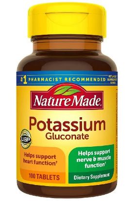 Picture of Nature Made Potassium Gluconate 500 Mg Tablets 100 Ct