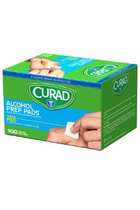 Picture of Curad Alcohol Prep Pads 100 Ct