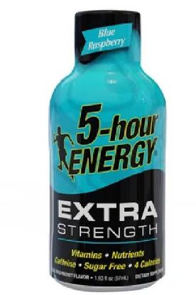 Picture of 5 Hour Extra Strength Energy Shots - Blue Raspberry 1.93 Oz