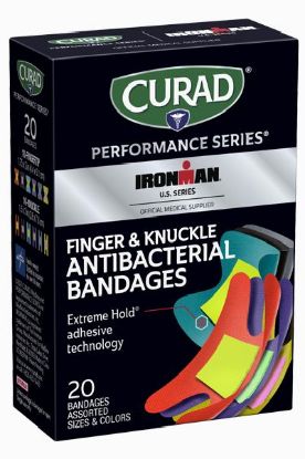 Picture of Curad Perform Bandage Antibacterial Bandages 20 Ct