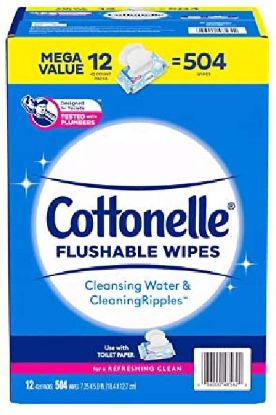 Picture of Cottonelle Fresh Care Flushable Cloths  14 Ct
