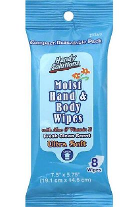 Picture of Handy Solutions Moist Hand And Body Wipes 1 Ct