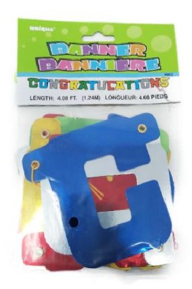 Picture of Unique Congrats Banner 1 Pc