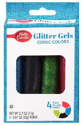 Picture of Betty Crocker Bc Comic Colors Glitter Gels 2.07 Oz