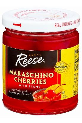 Picture of Reese Cherries Red W/Stem 10 Oz