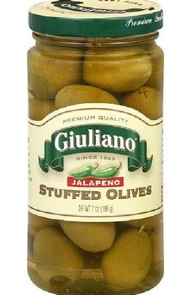 Picture of Giuliano Jalapeno Stuffed Olives 5 Oz