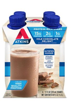 Picture of Atkins Milk Chocolate Shake Ready To Drink 4 Pk