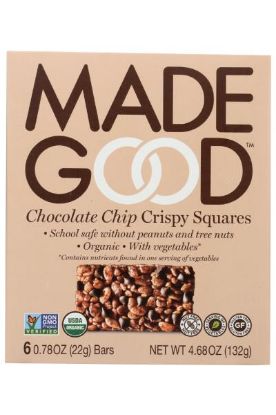 Picture of Madegood Chocolate Chip Crispy Squares 132 Grams