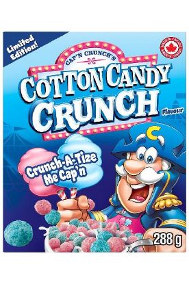 Picture of Cap N Crunch Cotton Candy Crunch Cereal 288 Grams