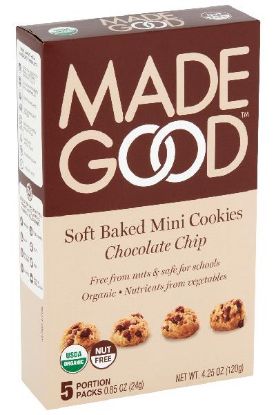 Picture of Madegood Soft Baked Mini Cookies Chocolate Chip 120 Grams
