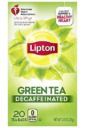 Picture of Lipton Green Tea Decaffeinated 40 Ct
