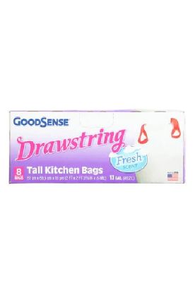 Picture of Goodsense Drawstrings Tall Kitchen Bags 8 Ct