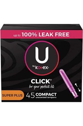 Picture of U By Kotex Click Super Plus Compacted Unscented Tampons 16 Ct