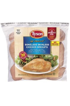 Picture of Tyson Boneless Skinless Chicken Breast 1.13 Kg