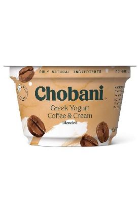 Picture of Chobani Yogurt Whole Milk Coffee & Cream 5.3 Oz