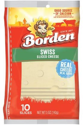Picture of Borden Swiss Sliced Cheese 5 Oz