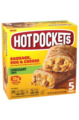 Picture of Hot Pockets Croissant Crust Sausage Egg & Cheese 2pk 8.5 Oz