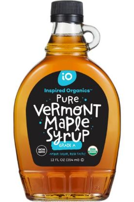 Picture of Inspired Organics Pure Vermont Maple Syrup 12 Oz