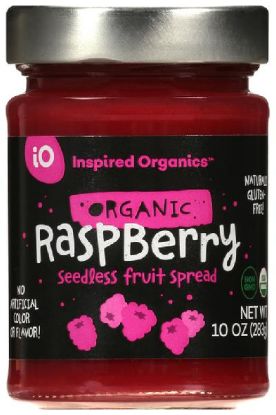 Picture of Inspired Organics Fruit Spread Seedless Raspberry 10 Oz