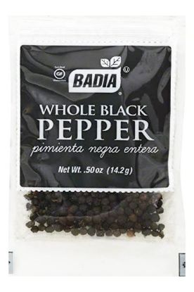 Picture of Badia Cello Whole Black Pepper 0.5 Oz