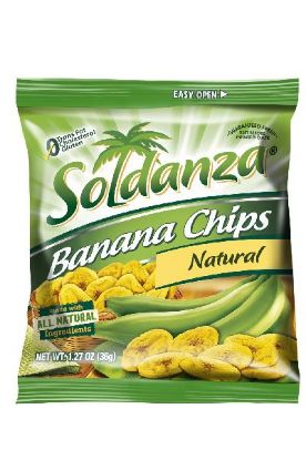 Picture of Soldanza Banana Chips With Sweet Peppers 36 Grams