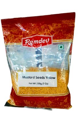 Picture of Ramdev Yellow Mustard Seeds 200 Grams