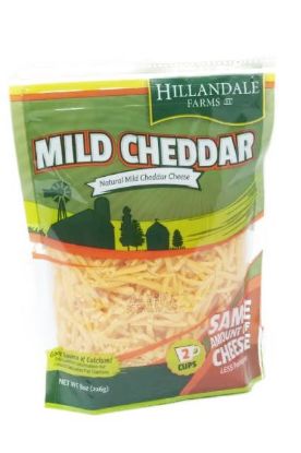 Picture of Hillandale Mild Cheddar Shredded Cheese 8 Oz