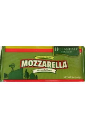 Picture of Hillandale Thick Cut Mozzarella Shredded Cheese 8 Oz